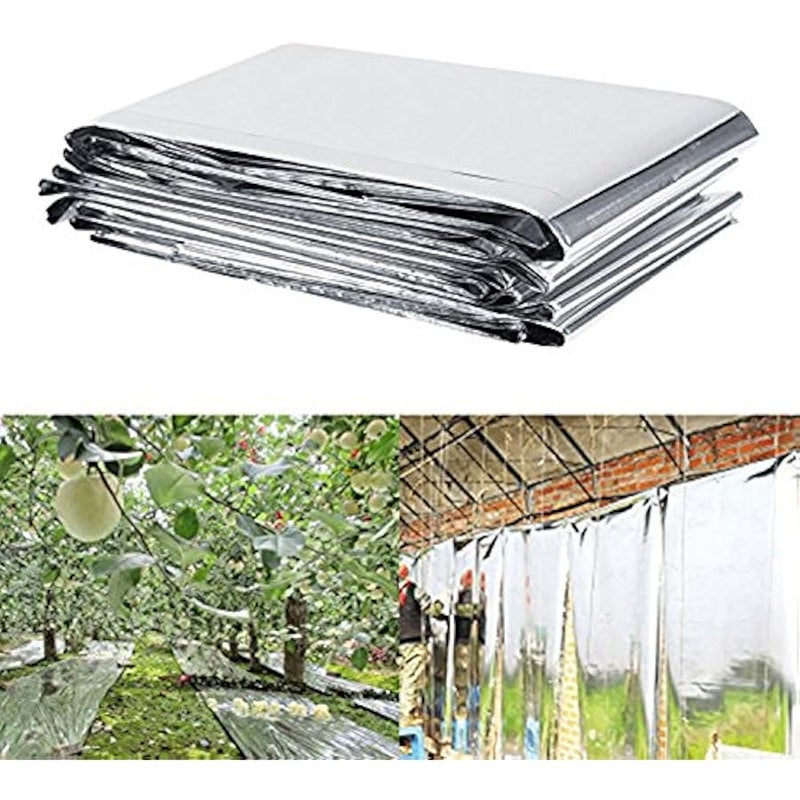 ملاءات تغطية عاكسة للضوء للحديقة من Yosoo Plant مقاس 210 × 120 سم / 82.68 × 47.24 سم - Image 4